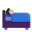 Person In Bed 3d Light icon