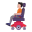 Person In Motorized Wheelchair 3d Light icon