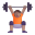 Person Lifting Weights 3d Medium icon