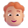 Person Red Hair 3d Medium Light icon