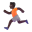 Person Running 3d Dark icon