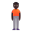 Person Standing 3d Dark icon