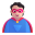 Person Superhero 3d Light icon