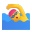 Person Swimming 3d Default icon