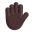 Raised Hand 3d Dark icon