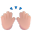 Raising Hands 3d Light icon
