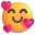 Smiling Face With Hearts 3d icon