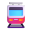 Tram 3d icon