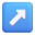 Up Right Arrow 3d icon