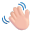 Waving Hand 3d Light icon
