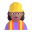 Woman Construction Worker 3d Medium icon