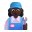 Woman Mechanic 3d Dark icon