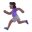 Woman Running 3d Medium Dark icon