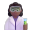 Woman Scientist 3d Medium Dark icon