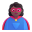 Woman Superhero 3d Medium Dark icon