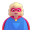 Woman Superhero 3d Medium Light icon