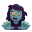 Woman Zombie 3d icon