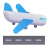 Airplane-Arrival-3d icon