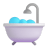 Bathtub 3d icon