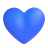Blue-Heart-3d icon