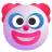 Clown-Face-3d icon