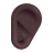 Ear 3d Dark icon