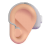 Ear-With-Hearing-Aid-3d-Medium-Light icon