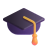 Graduation-Cap-3d icon
