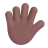 Hand With Fingers Splayed 3d Medium Dark icon