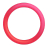 Hollow-Red-Circle-3d icon