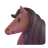 Horse-Face-3d icon