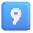 Keycap-9-3d icon