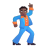 Man Dancing 3d Medium Dark icon