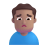Man Frowning 3d Medium icon