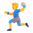 Man Playing Handball 3d Default icon