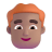 Man-Red-Hair-3d-Medium icon