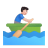 Man-Rowing-Boat-3d-Light icon