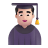 Man Student 3d Light icon