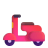 Motor-Scooter-3d icon
