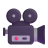 Movie Camera 3d icon
