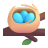 Nest-With-Eggs-3d icon