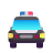 Oncoming-Police-Car-3d icon