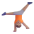 Person Cartwheeling 3d Medium icon