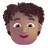 Person-Curly-Hair-3d-Medium icon