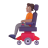 Person In Motorized Wheelchair 3d Medium icon