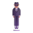 Person-In-Suit-Levitating-3d-Medium-Light icon