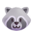 Raccoon 3d icon