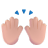 Raising-Hands-3d-Light icon