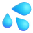 Sweat-Droplets-3d icon