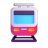 Tram 3d icon